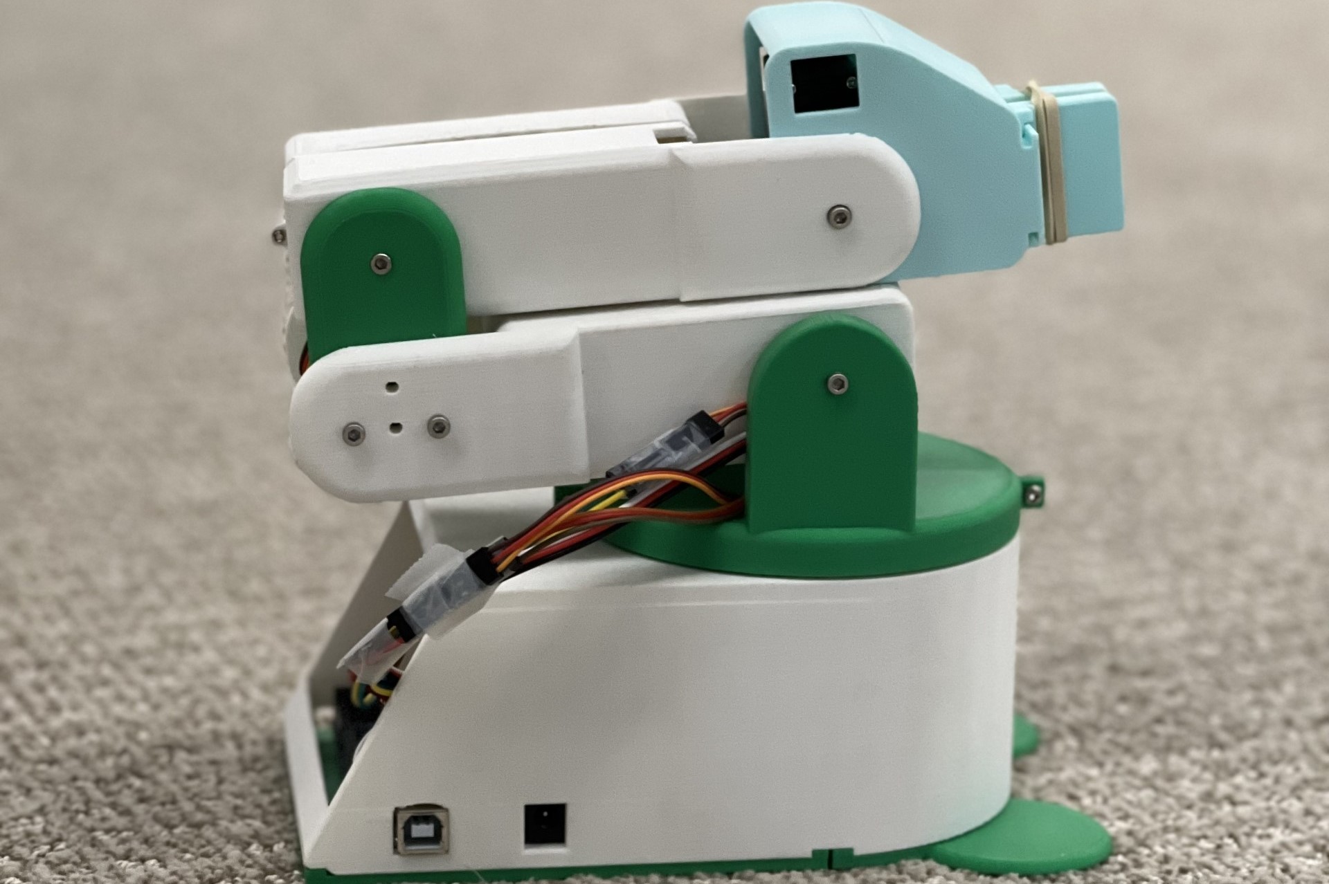 A 3d printed robot arm